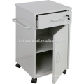 hospital epoxy power coating bedside locker with drawer